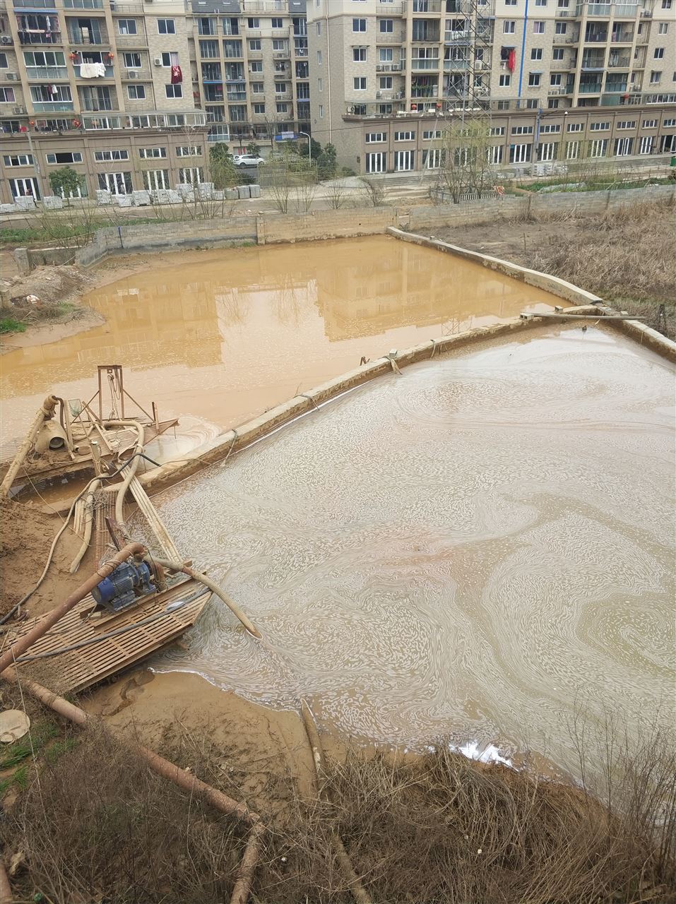 梅列沉淀池淤泥清理-厂区废水池淤泥清淤